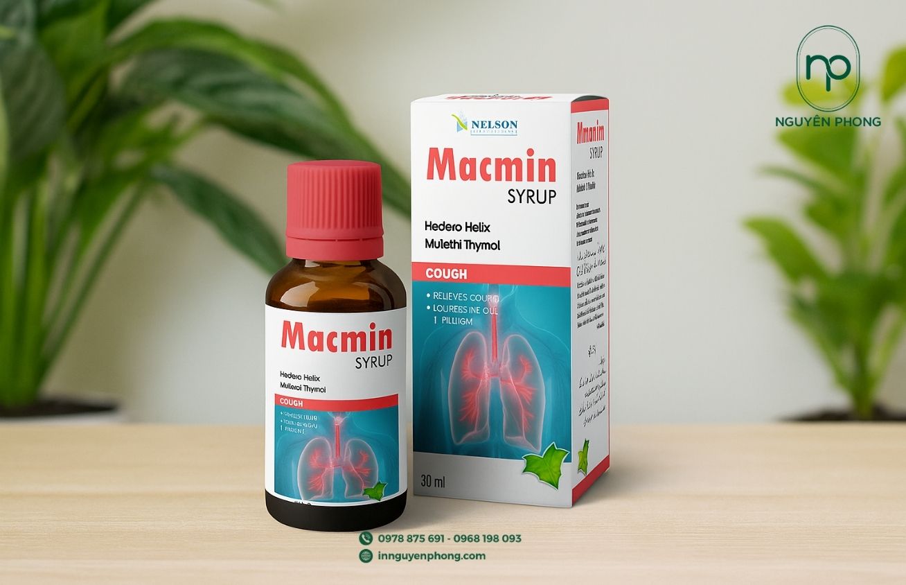 Mẫu hộp đựng siro đạt chuẩn